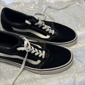 Vans Black and White Old Skool Sneakers